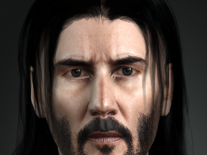 3d character design for actor john wick keanu reeves ready for animation 3D 모델