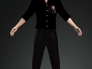 3d character design for actor john wick keanu reeves ready for animation 3D 모델