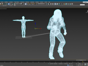 3d character design for actor john wick keanu reeves ready for animation 3D 모델