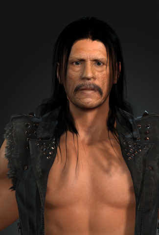 danny trejo machete ready for animation Modelo 3D .c4d .max .obj .3ds .fbx .stl .blend 