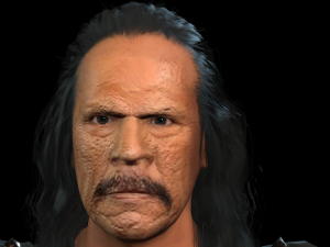 danny trejo machete ready for animation Modelo 3D