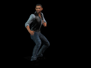3d character design for actor will smith ready for animation 3D Model