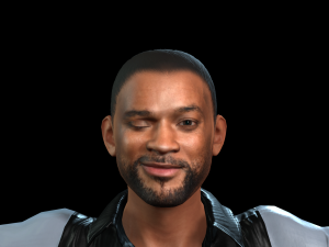 3d character design for actor will smith ready for animation 3D Model