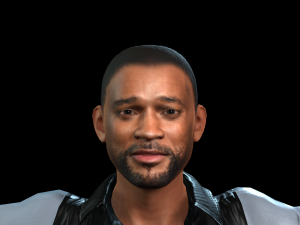 3d character design for actor will smith ready for animation 3D Model