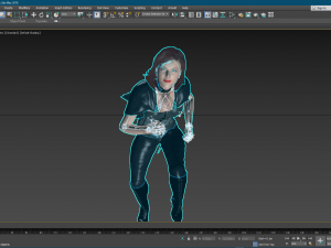 3d character design for actor scarlett johansson 2 ready for animation with same animation in the ve Modèle 3D