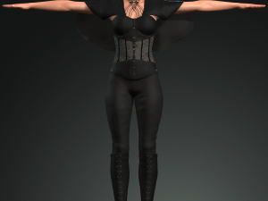 3d character design for actor scarlett johansson 2 ready for animation with same animation in the ve Modèle 3D