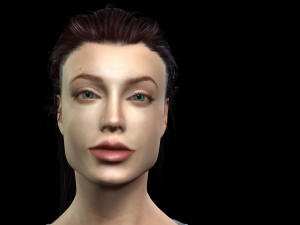 3d character design for actor angelina jolie arabic dancing ready for animation 3D Model