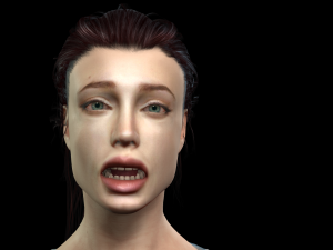 3d character design for actor angelina jolie arabic dancing ready for animation 3D Model