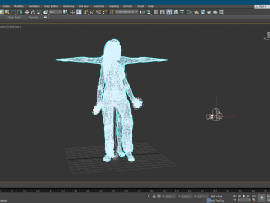 3d character design for actor angelina jolie arabic dancing ready for animation 3D Model