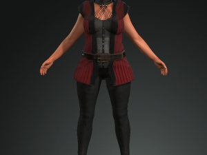 3d character for oprah winfrey ready for animation 3D Model