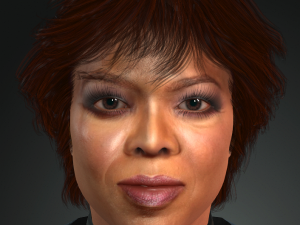 3d character for oprah winfrey ready for animation 3D Model