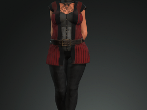 3d character for oprah winfrey ready for animation 3D Model