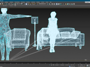 3d character for oprah winfrey ready for animation 3D Model