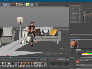 3d character for oprah winfrey ready for animation 3D Model