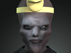 3d character design for actor aliens ready for animation with same animation in the vew 3D Model