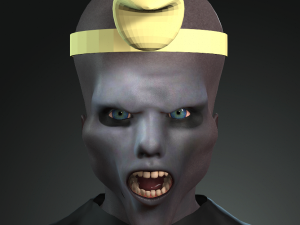 3d character design for actor aliens ready for animation with same animation in the vew 3D 模型