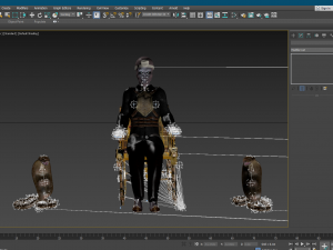 3d character design for actor aliens ready for animation with same animation in the vew 3D 模型