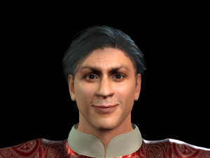sharokhan bollywood movie star 3d character design ready for animation 3D Model