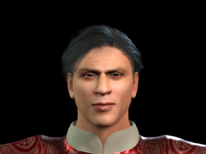 sharokhan bollywood movie star 3d character design ready for animation 3D Model