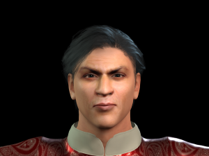 sharokhan bollywood movie star 3d character design ready for animation 3D Model
