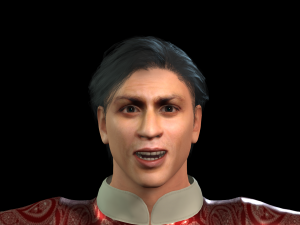 sharokhan bollywood movie star 3d character design ready for animation 3D Model
