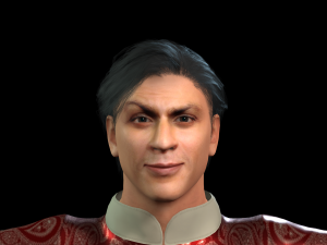 sharokhan bollywood movie star 3d character design ready for animation 3D Model