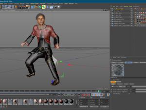 sharokhan bollywood movie star 3d character design ready for animation 3D Model