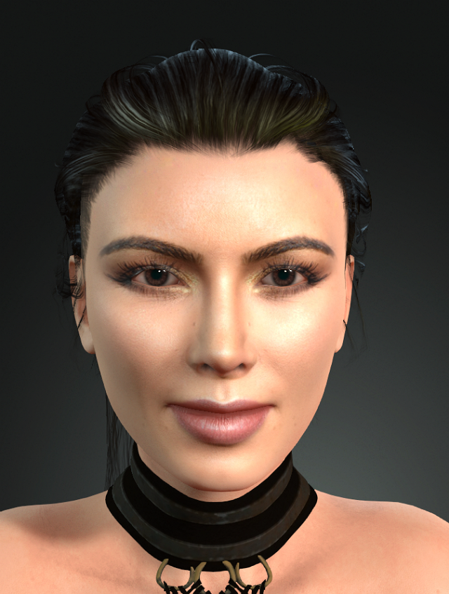 kim kardashian arabic dancing 3d character design ready for animation with arabic dancing 3D Model .c4d .max .obj .3ds .fbx .stl .blend 