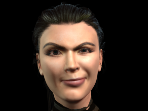 kim kardashian arabic dancing 3d character design ready for animation with arabic dancing 3D Model