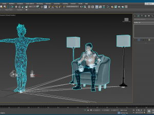 johnny depp 2 3d character design ready for animation with animation 3D 모델