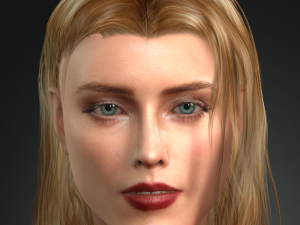 amber heard 3d character ready for animation Modèle 3D
