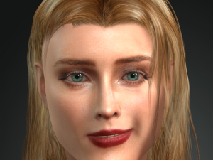 amber heard 3d character ready for animation Modèle 3D