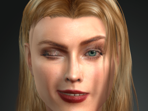 amber heard 3d character ready for animation Modèle 3D
