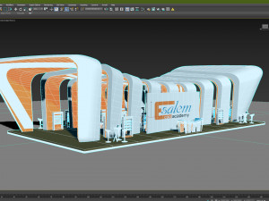 3d exhibition booth design 3D Модель
