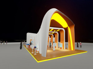 3d exhibition booth design 3D Модель