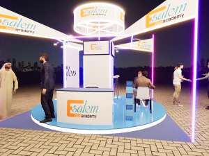 stand espositivo 5x5 materiali utilizzati in twinmotion 2020 Modello 3D