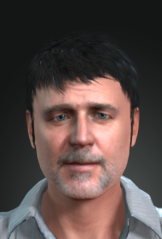 russell crowe 3d character design ready for animation Modelo 3D .c4d .max .obj .3ds .fbx .stl .blend 