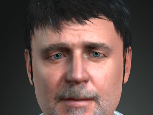 russell crowe 3d character design ready for animation 3D Model
