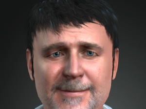 russell crowe 3d character design ready for animation Modelo 3D