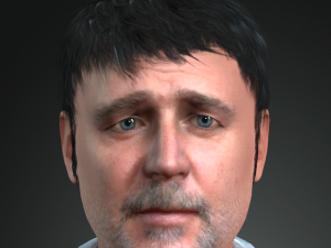 russell crowe 3d character design ready for animation Modelo 3D