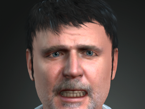 russell crowe 3d character design ready for animation Modelo 3D