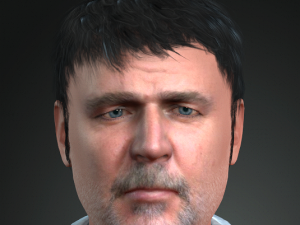 russell crowe 3d character design ready for animation Modelo 3D
