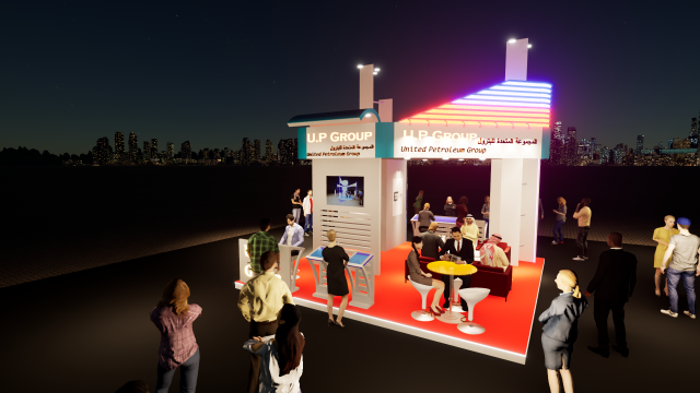 6x6 3d exhibition booth design render was made by twinmotion 2020 3D Model .c4d .max .obj .3ds .fbx .stl .blend 