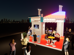 6x6 3d exhibition booth design render was made by twinmotion 2020 3D Model