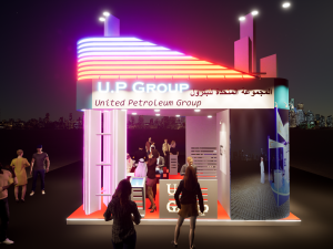 6x6 3d exhibition booth design render was made by twinmotion 2020 3D Model