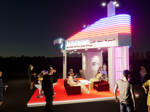 6x6 3d exhibition booth design render was made by twinmotion 2020 3D Model