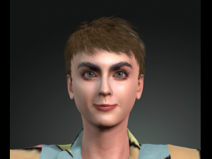 lady fighter 3d character design ready for animation 3D Model