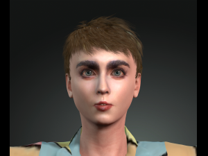 lady fighter 3d character design ready for animation 3D Model