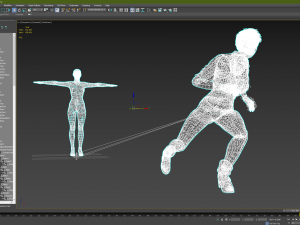 lady fighter 3d character design ready for animation 3D Model