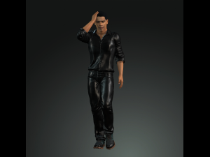 denzel washington 3d character design ready for animation Modelo 3D